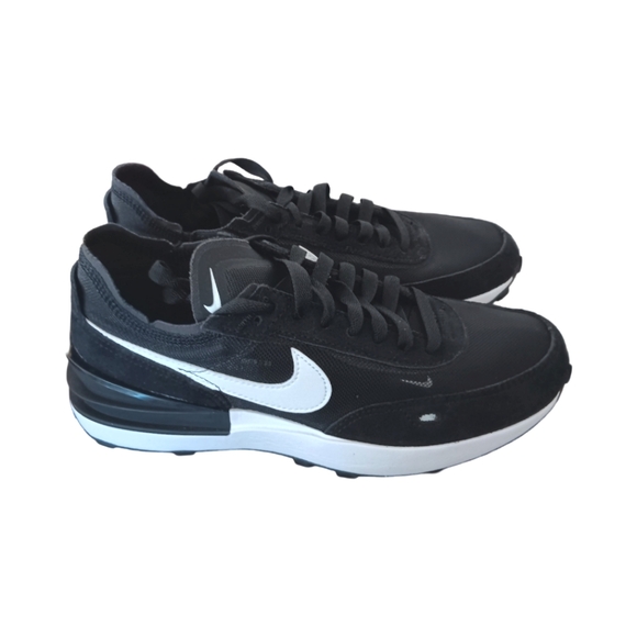 Nike Womens Waffle One Size 6.5 Black- White New Sneakers - Picture 8 of 9